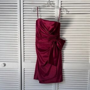 White House Black Market Strapless Rose Pink Dress